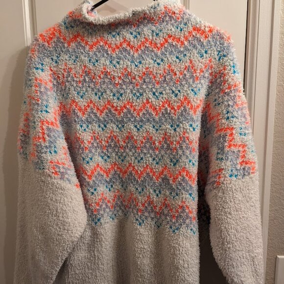 Anthropologie Pilcro Selene Sweater Size L - Oversized Nordic Style Mock Neck - Picture 7 of 7